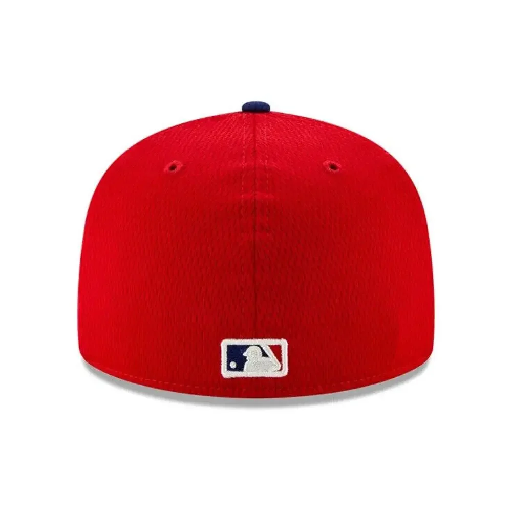 New Era Philadelphia Phillies Batting Practice MLB Bell Red 59FIFTY Fitted Hat 8